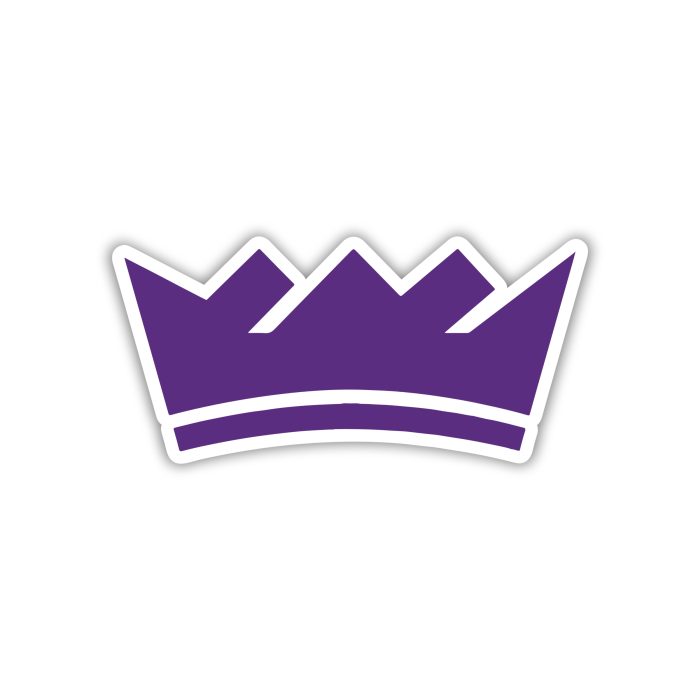 Sacramento Kings - Purple Crown - Temporary Tattoo