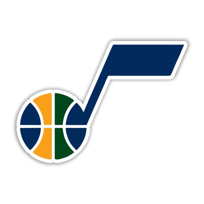 Utah Jazz - Logo - Temporary Tattoo