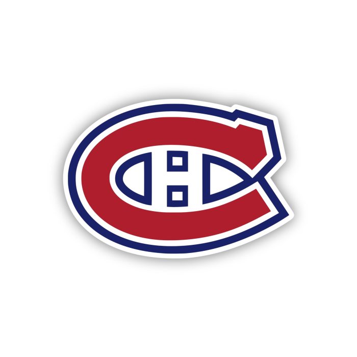 Montreal Canadiens - C With H - Iron On - Custom Size