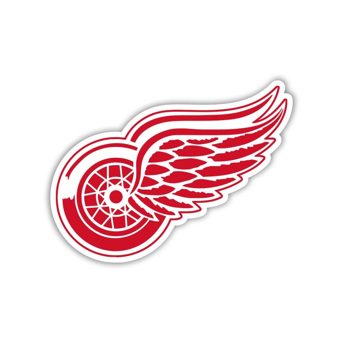 Detroit Red Wings - Logo - Iron On - Custom Size