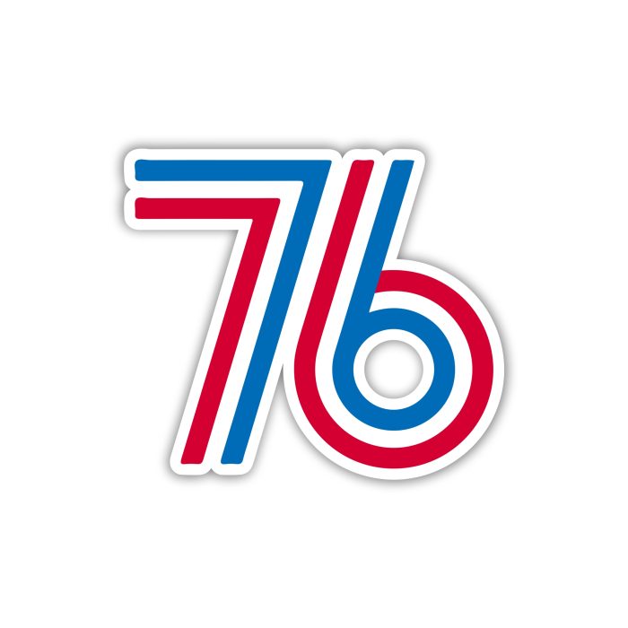 Philadelphia 76ers - 76 - Temporary Tattoo