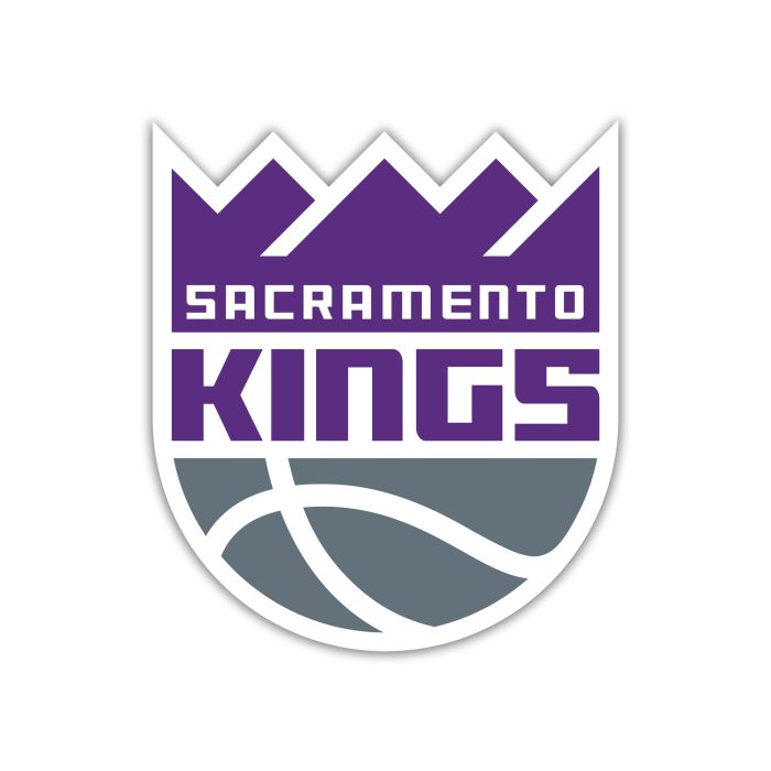 Sacramento Kings - Basketball With Name And Crown - Temporary Tattoo