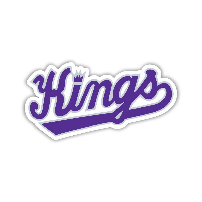 Sacramento Kings - Cursive Kings - Iron On - Custom Size
