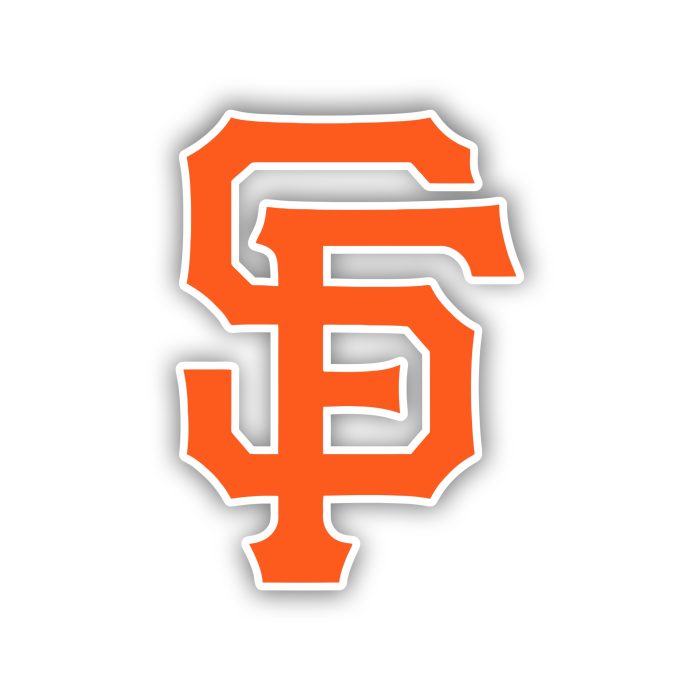 San Francisco Giants - Orange SF - Iron On - Custom Size