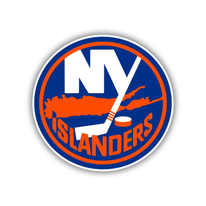 New York Islanders - Bright Circle - Iron On - Custom Size