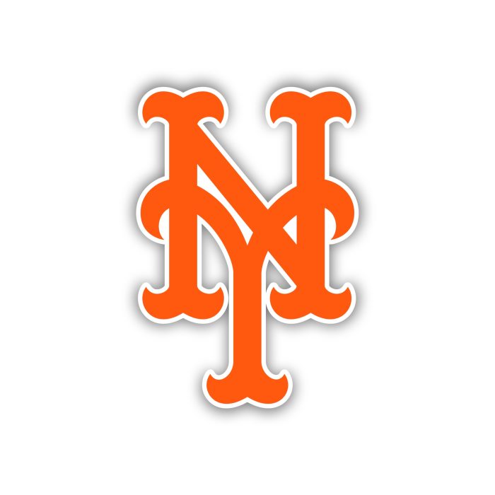 New York Mets - Orange NY - Iron On - Custom Size