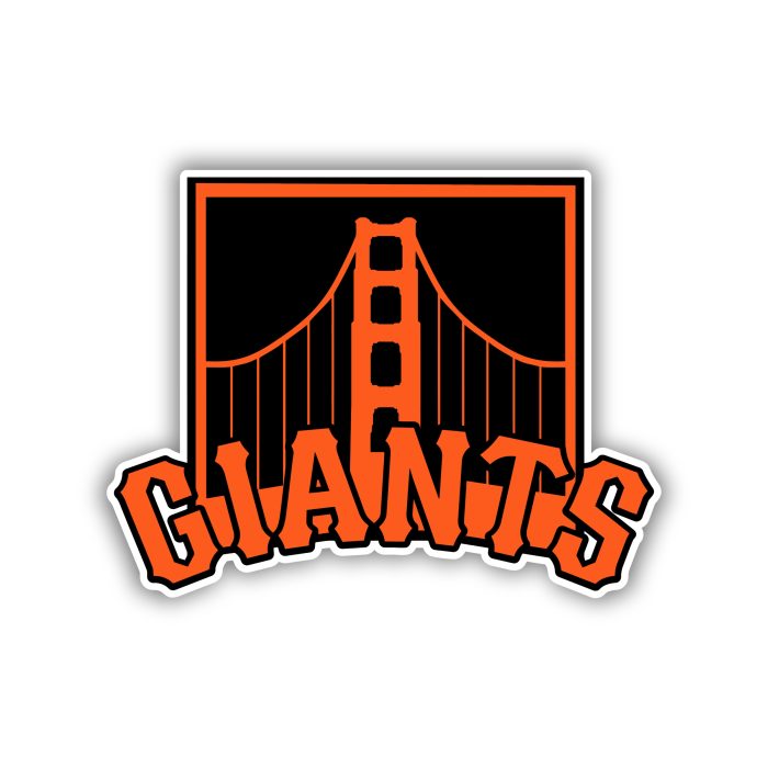 San Francisco Giants - Giants with Bridge - Iron On - Custom Size