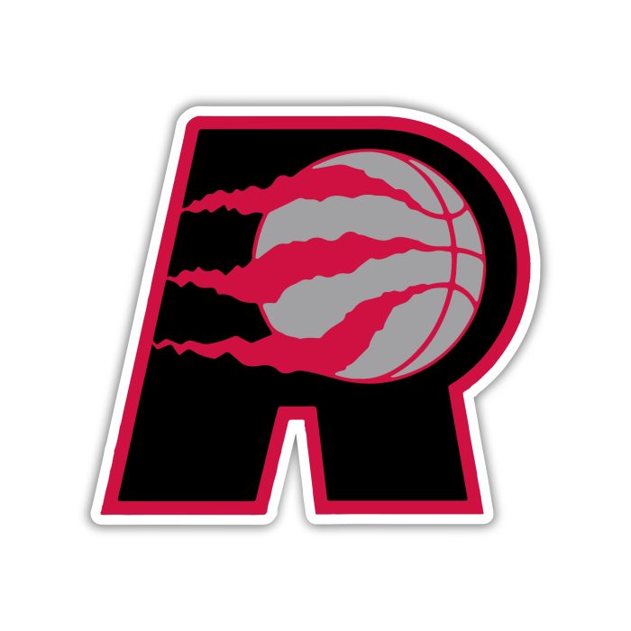 Toronto Raptors - R With Basketball - Temporary Tattoo