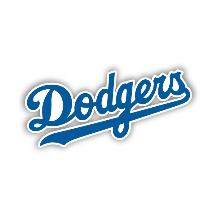 Los Angeles Dodgers - Dodgers - Iron On - Custom Size