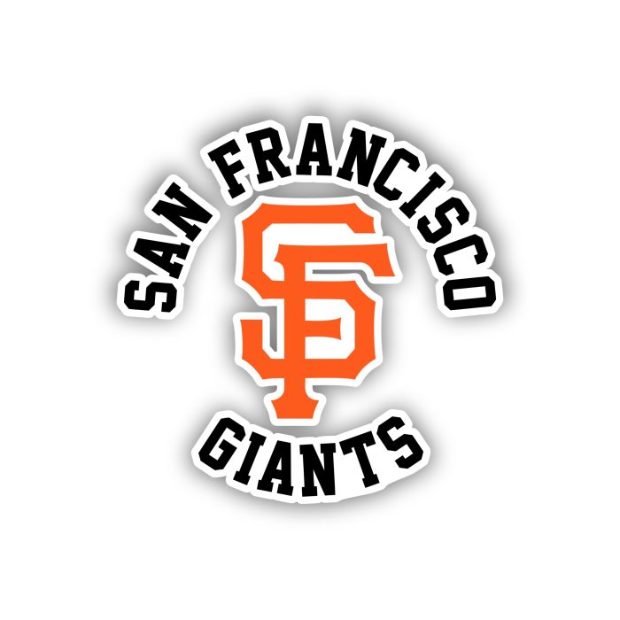 San Francisco Giants - SF with Name - Iron On - Custom Size