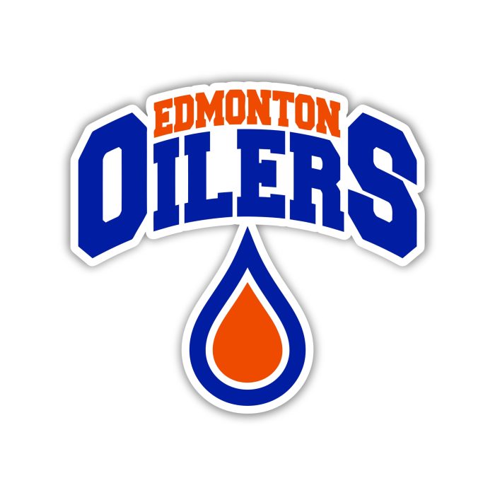 Edmonton Oilers - Name - Iron On - Custom Size