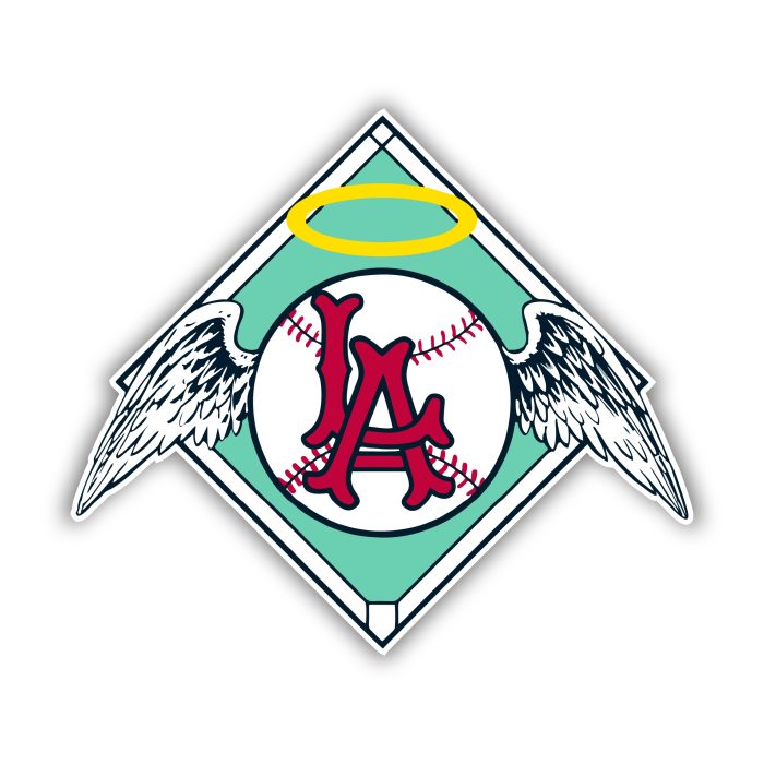 Los Angeles Angels - Iron On - Custom Size