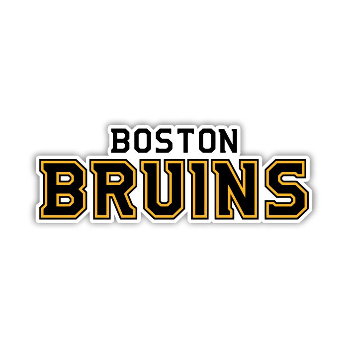 Boston Bruins - Name - Iron On - Custom Size