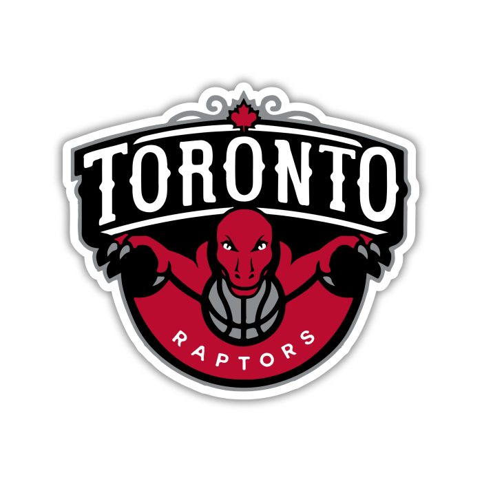 Toronto Raptors - Raptor With Name Above - Iron On - Custom Size