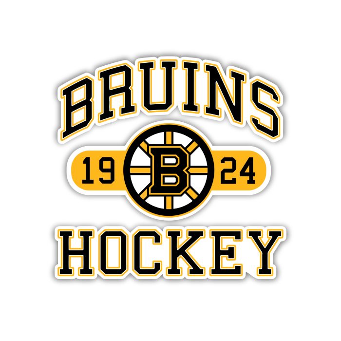 Boston Bruins - Bruins Hockey 1924 - Iron On - Custom Size