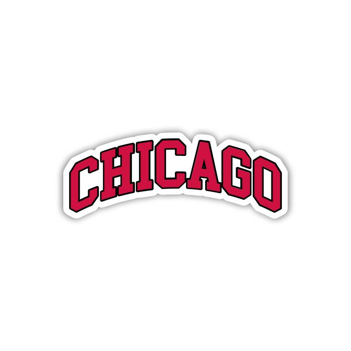 Chicago Bulls - Chicago - Iron On - Custom Size