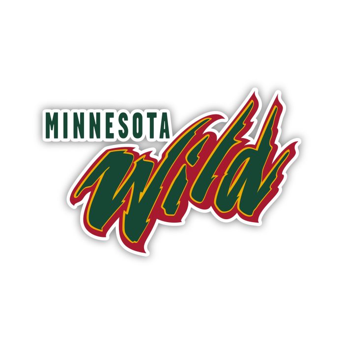 Minnesota Wild - Name - Iron On - Custom Size