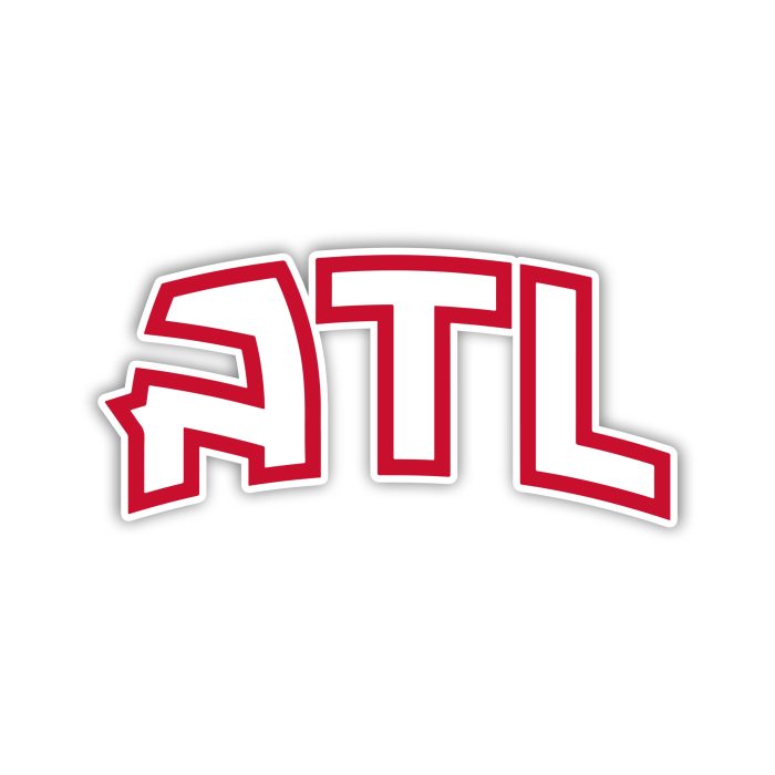 Atlanta Hawks - ATL  - Iron On - Custom Size