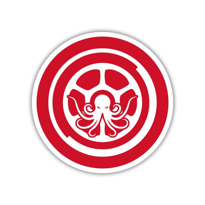 Detroit Red Wings - Circle - Iron On - Custom Size