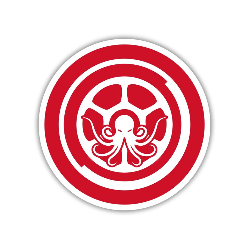 Detroit Red Wings - Circle - Iron On - Custom Size