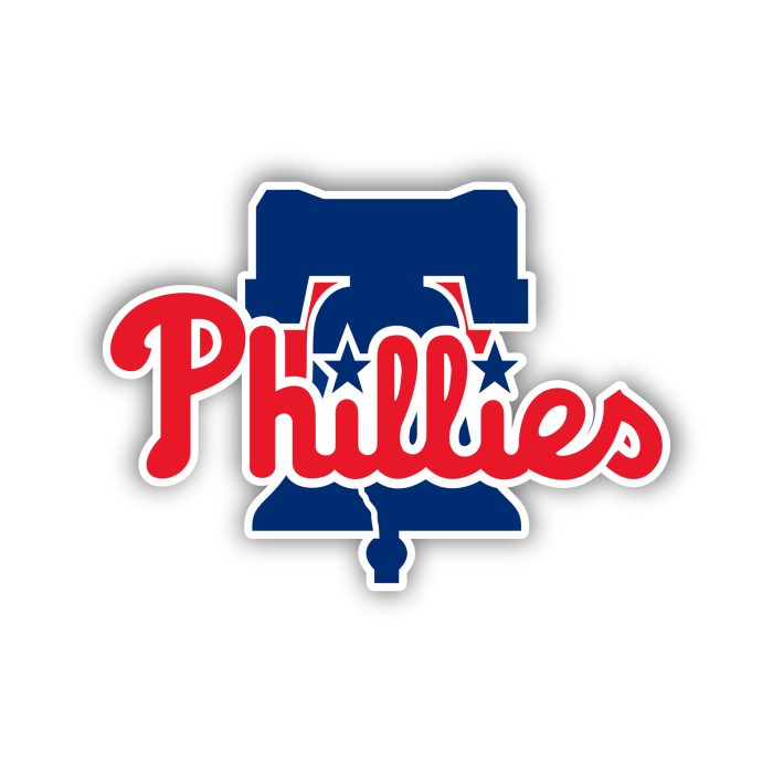 Philadelphia Phillies - Phillies with Bell - Iron On - Custom Size