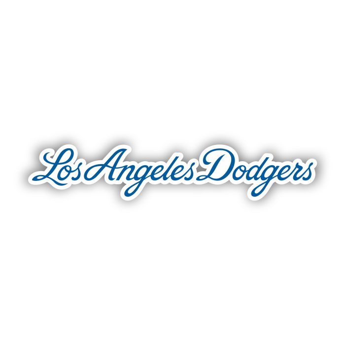 Los Angeles Dodgers - Name - Iron On - Custom Size