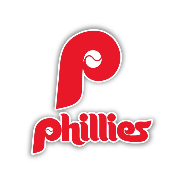 Philadelphia Phillies - P with Phillies - Iron On - Custom Size