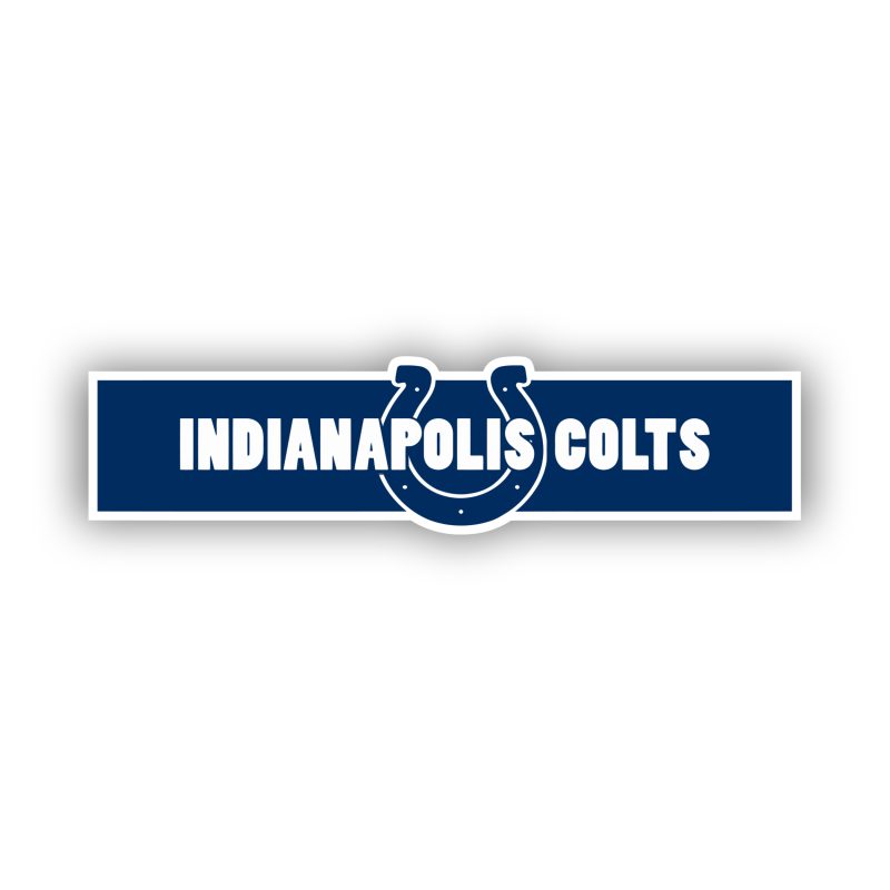 Indianapolis Colts - Rectangle - Temporary Tattoo