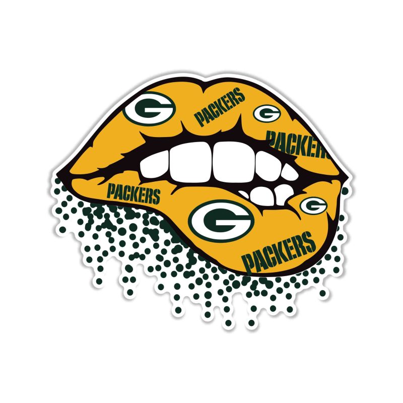 Green Bay Packers - Full Color Vinyl Sticker - Custom Size
