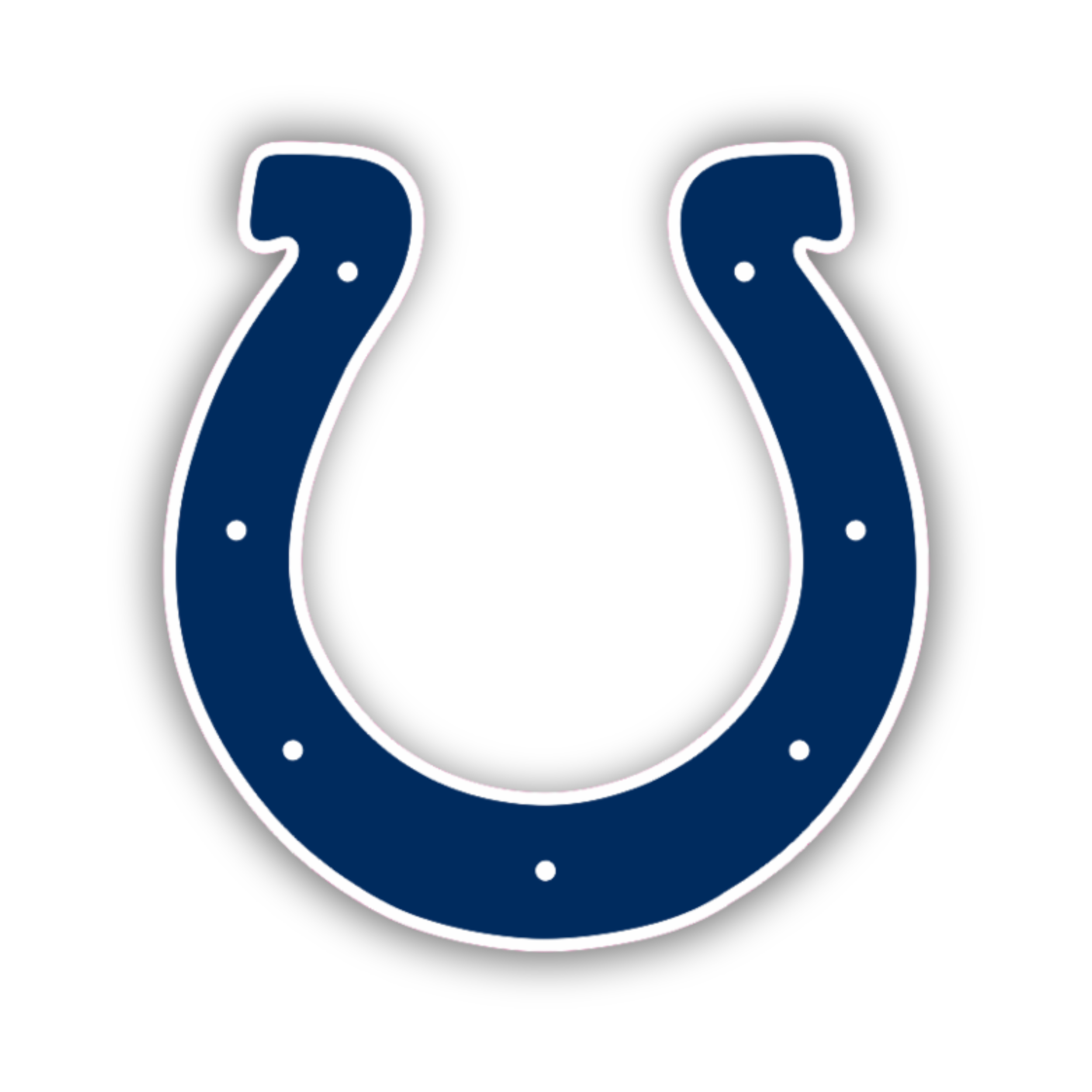 Indianapolis Colts Full Color Vinyl Sticker - Custom Size