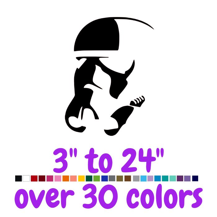 Star Wars Stormtrooper Vinyl Decal - Custom Size