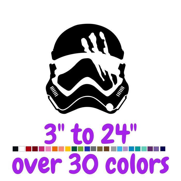 Star Wars Stormtrooper Vinyl Decal - Custom Size
