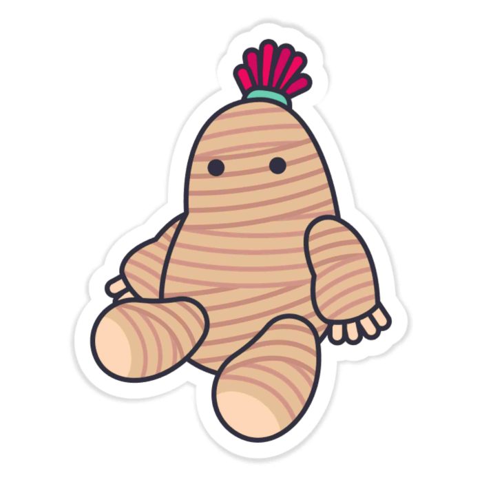 Voodoo Doll Full Color Vinyl Decal - Custom Size