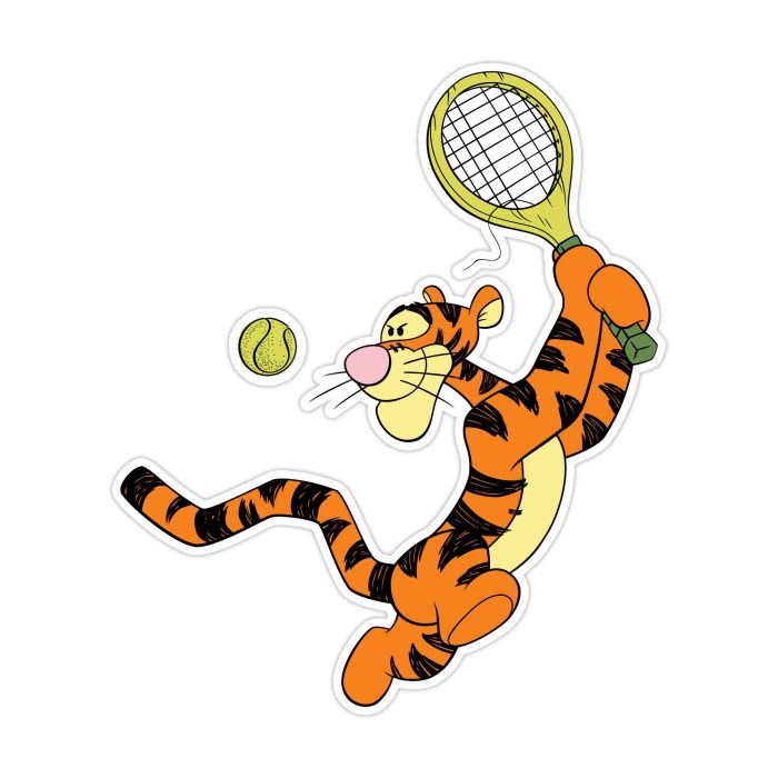 Winnie The Pooh - Tigger - Full Color Vinyl Sticker - Custom Size