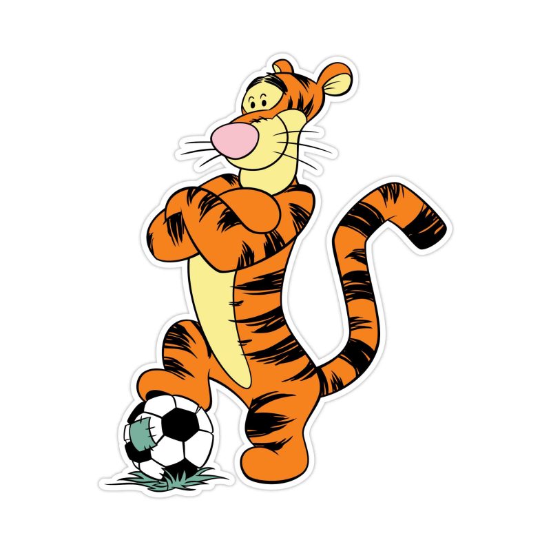 Winnie The Pooh - Tigger - Full Color Vinyl Sticker - Custom Size