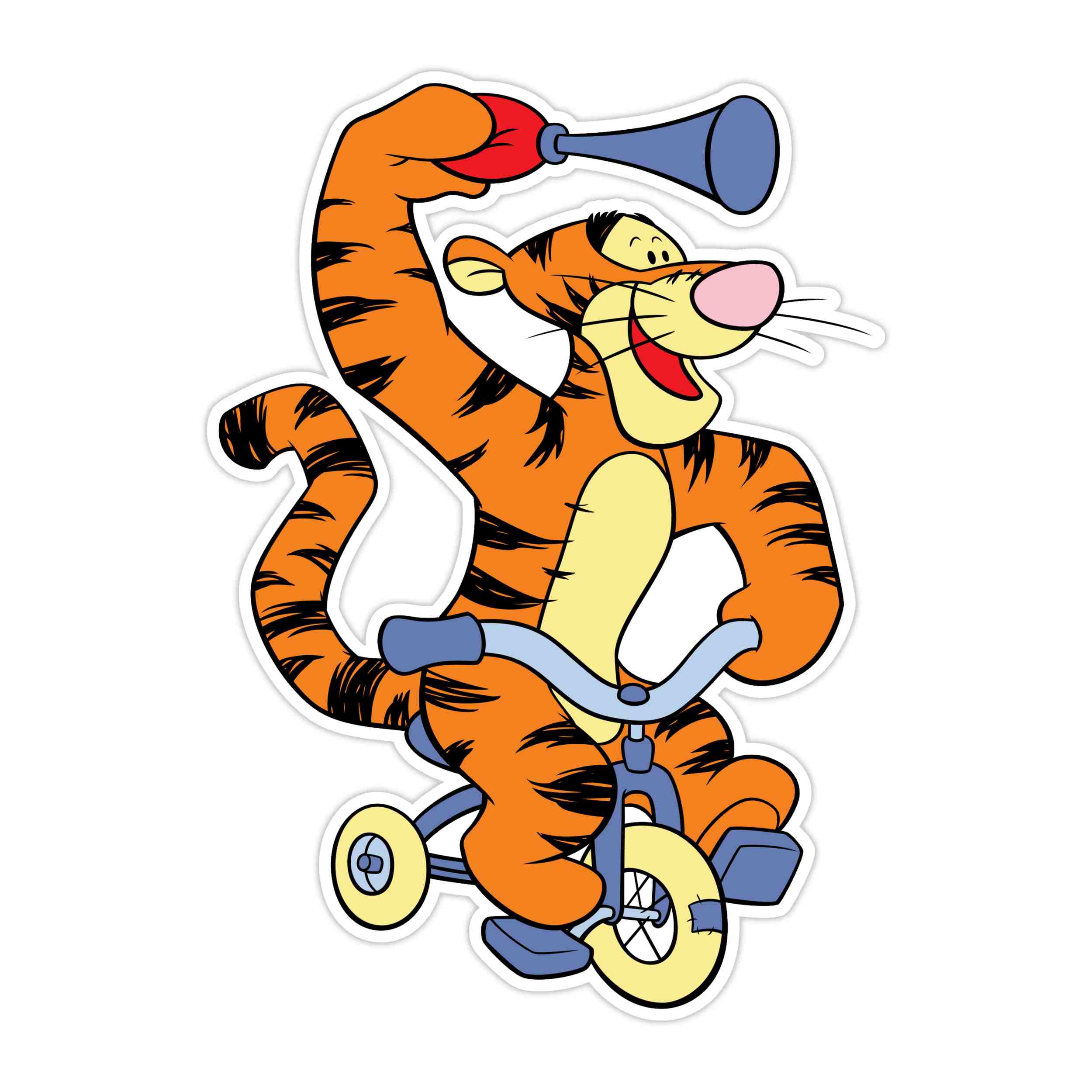 Winnie The Pooh - Tigger - Full Color Vinyl Sticker - Custom Size