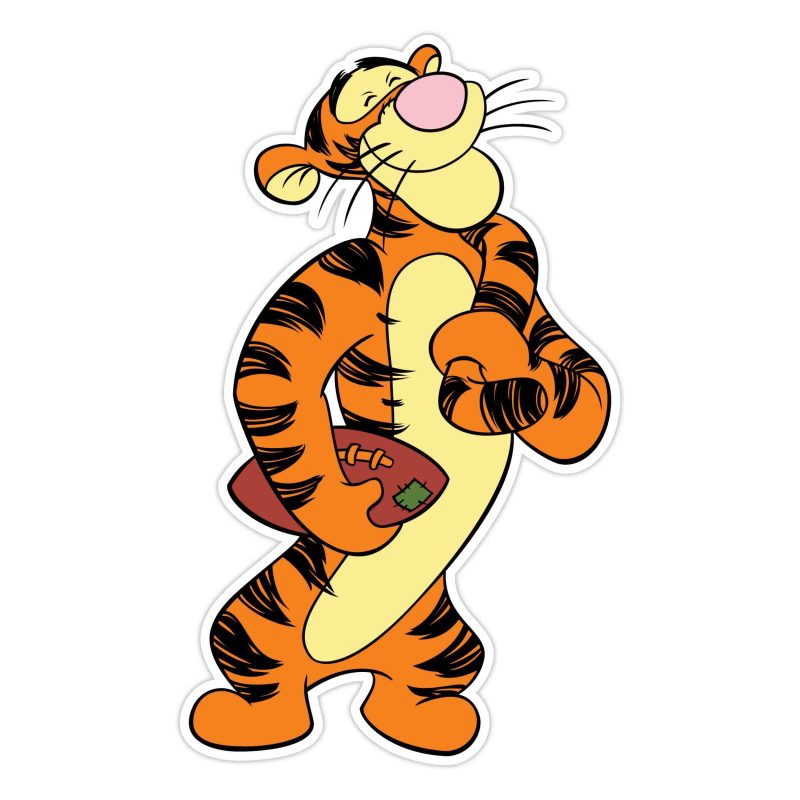 Winnie The Pooh - Tigger - Full Color Vinyl Sticker - Custom Size