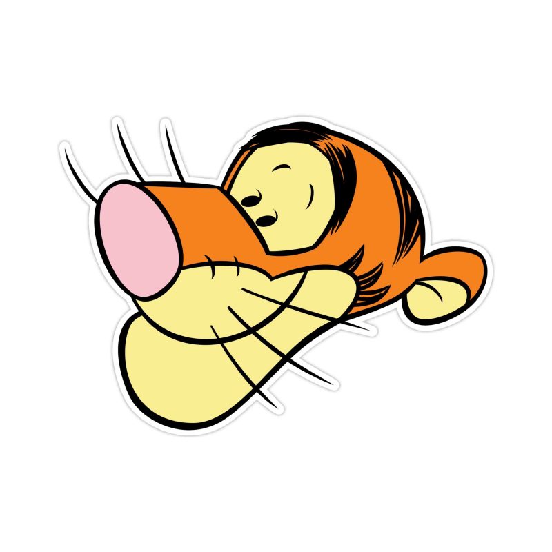 Winnie The Pooh - Tigger - Full Color Vinyl Sticker - Custom Size