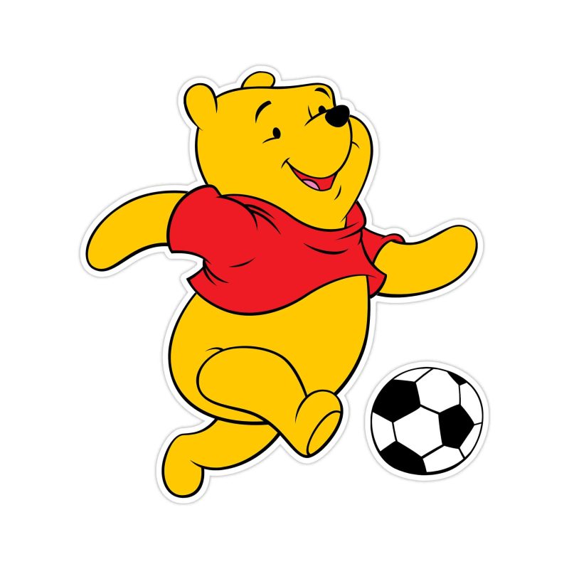Winnie The Pooh - Full Color Vinyl Sticker - Custom Size
