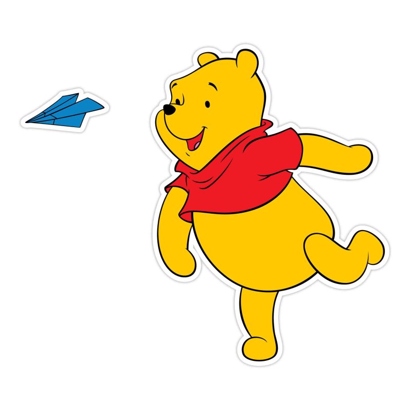 Winnie The Pooh - Full Color Vinyl Sticker - Custom Size