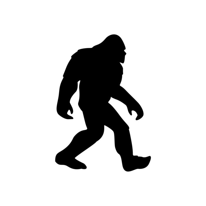 Bigfoot Vinyl Decal - Custom Size