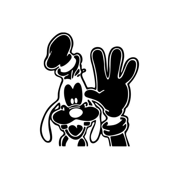 Goofy - Vinyl Decal - Custom Size