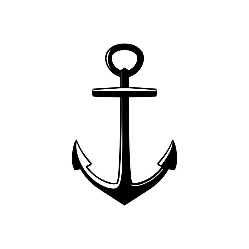 Anchor - Vinyl Decal - Custom Size
