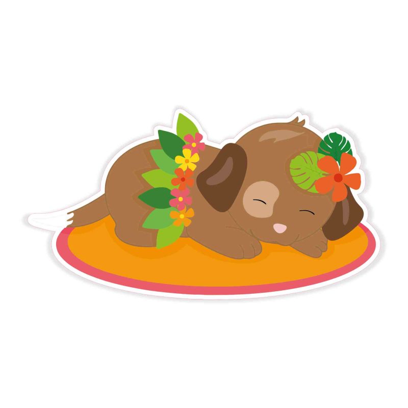 Sleeping Dog - Full Color Vinyl Decal