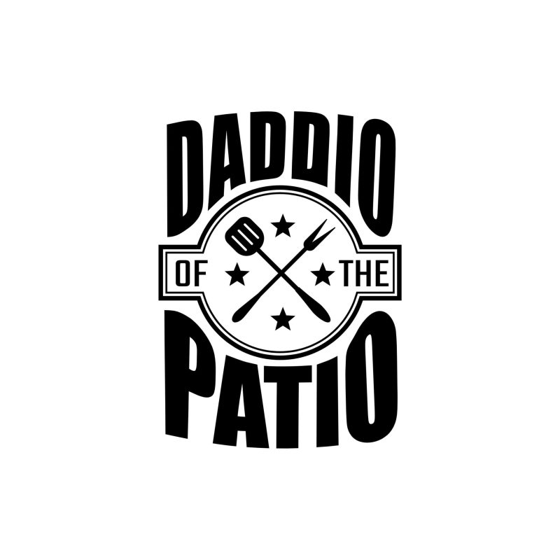 Daddio of the Patio Vinyl Decal - Custom Size