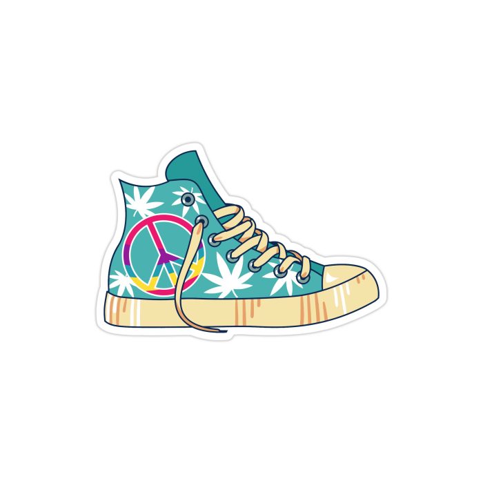 Shoe Full Color Vinyl Decal - Custom Size