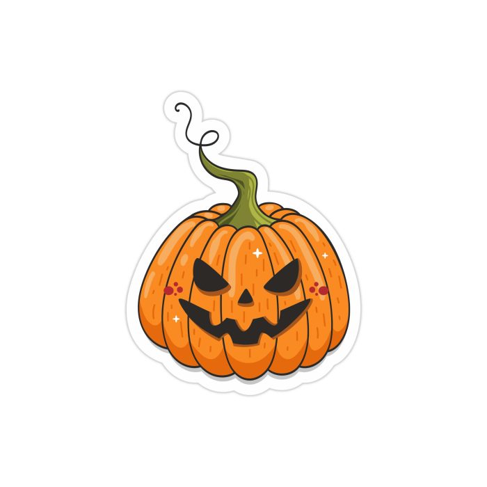 Pumpkin Full Color Vinyl Decal