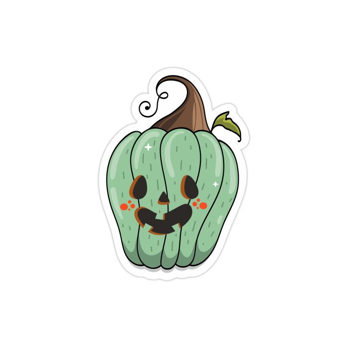 Pumpkin Full Color Vinyl Decal - Custom Size