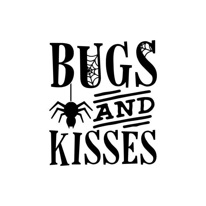 Bugs and Kisses - Vinyl Decal - Custom Size