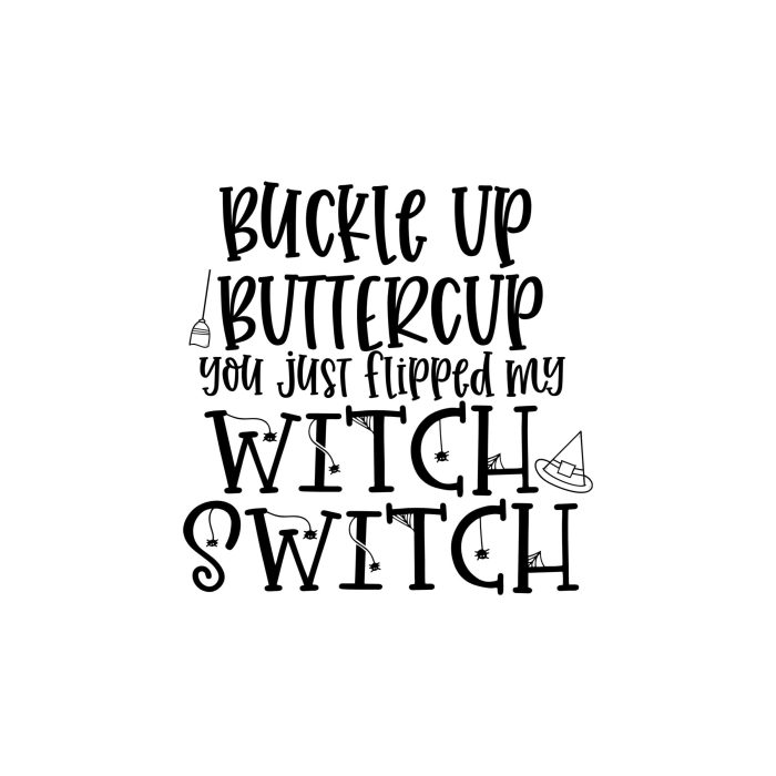 Witch - Vinyl Decal - Custom Size